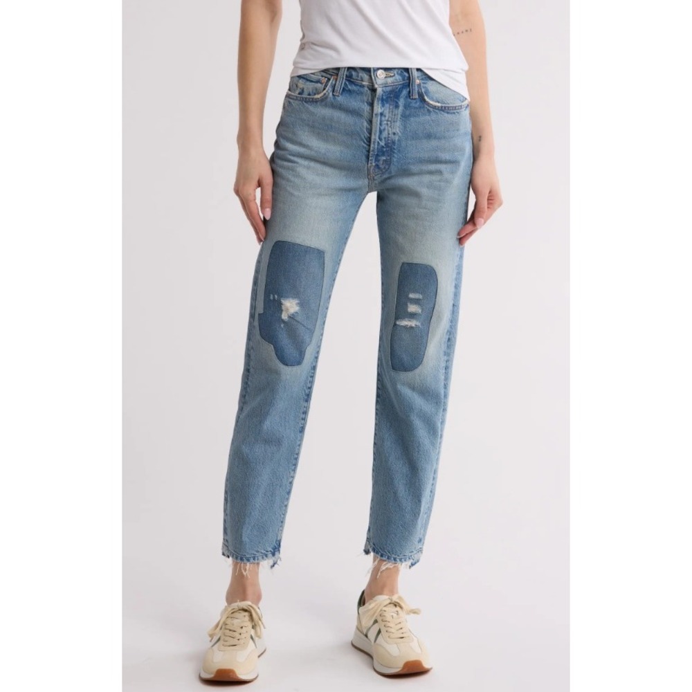 Mother High Waisted Hiker Hover Chew Jeans Ain't My First Rodeo Women Size 27